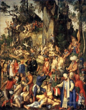 Martyrium der Zehntausend Nothern Renaissance Albrecht Dürer Ölgemälde